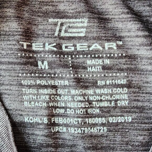 TEK GEAR Kids American Flag Baseball T-Shirt Size Medium - Picture 10 of 13